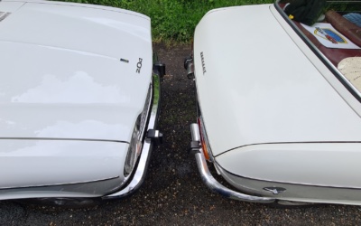 Différences entre Blanc Alaska, Blanc Courchevel et Sable sur Peugeot 204